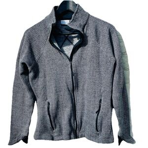 Columbia herringbone‎ full zip jacket collared Size Large pockets